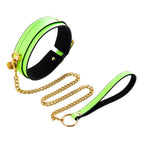 Collar Fluorescente con Cadena SENS Verde Neón