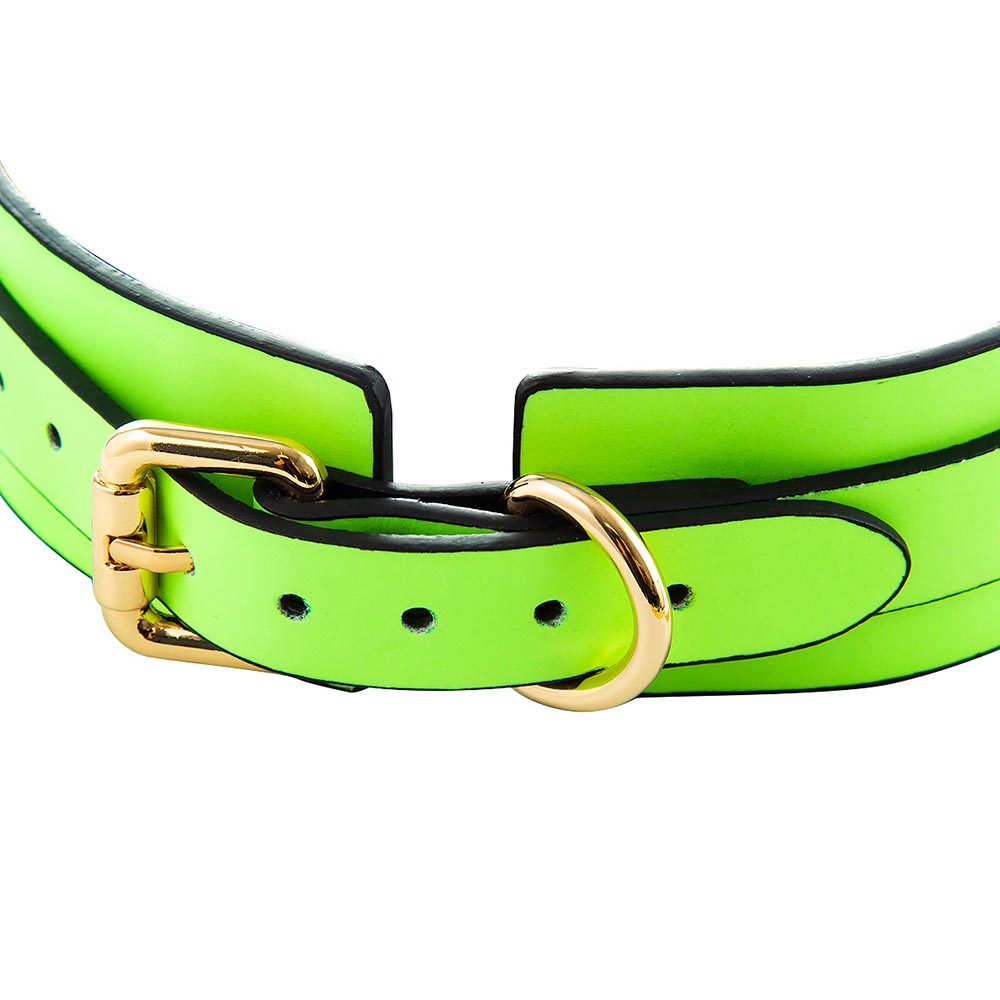 Collar Fluorescente con Cadena SENS Verde Neón