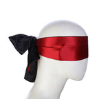 Antifaz de Tela Reversible SENS Rojo y Negro
