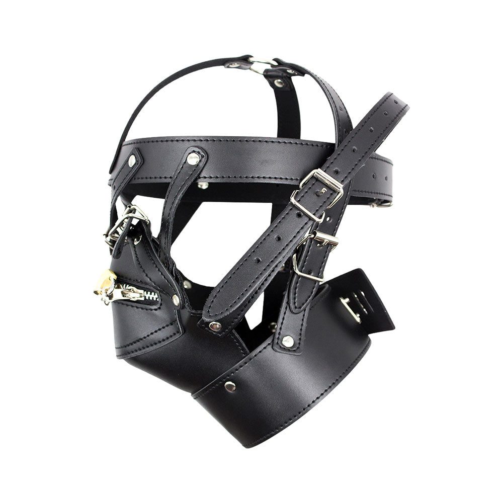 Head Harness Capucha Bondage con Correas Imagen secundaria del producto