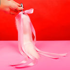 Cola de Zorro con Plug de Metal - Rosa 38 cm