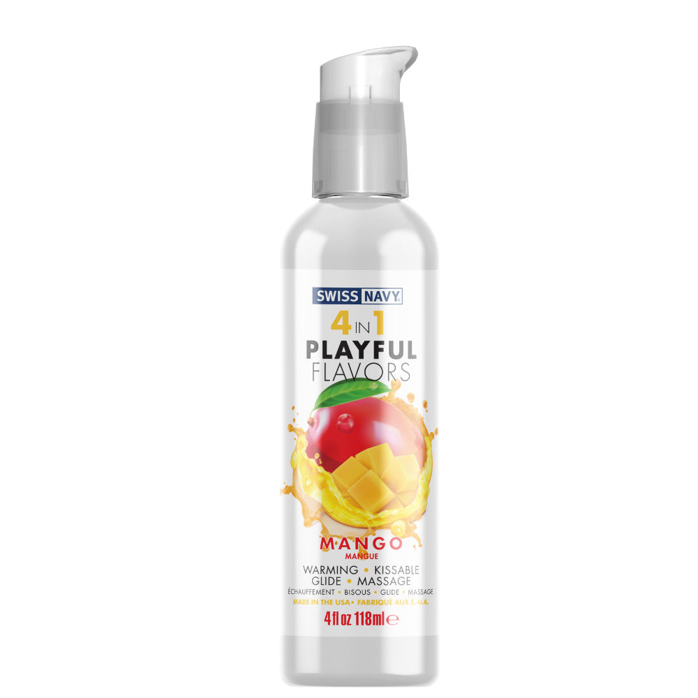 4 en 1 Gel Cálido Comestible Mango 118 ml