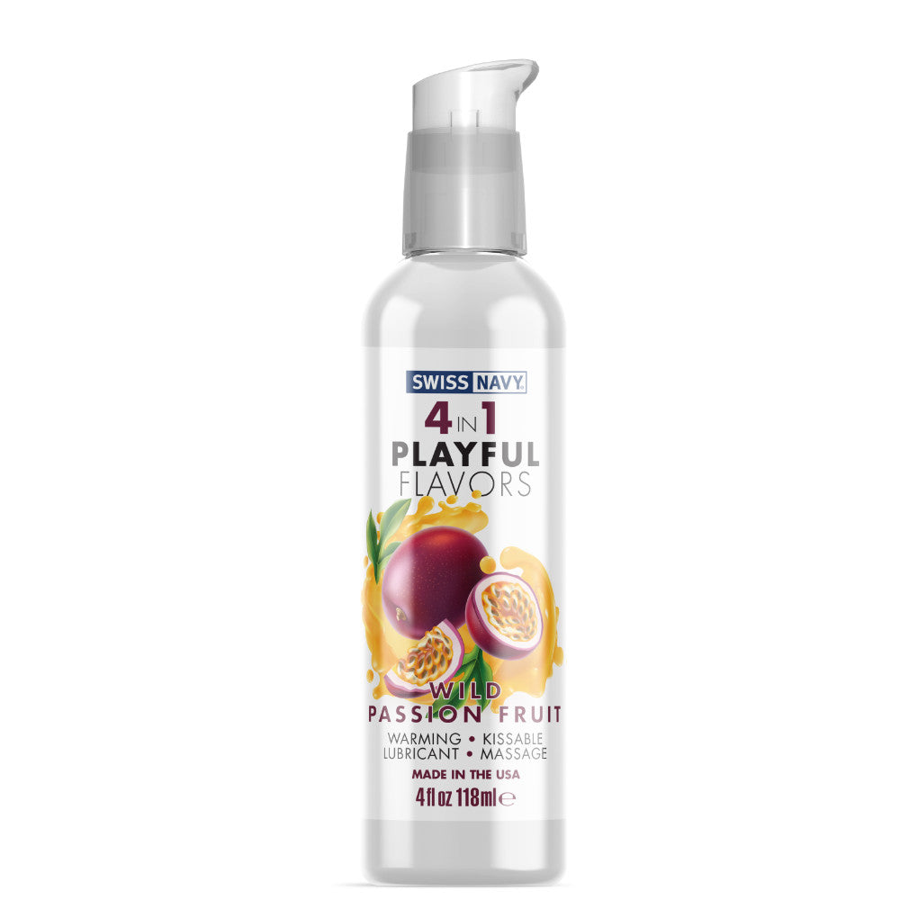 4 en 1 Gel Cálido Comestible Maracuya  118 ml