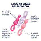 Booty Call Set 3 Plugs Anales Satisfyer - Colores