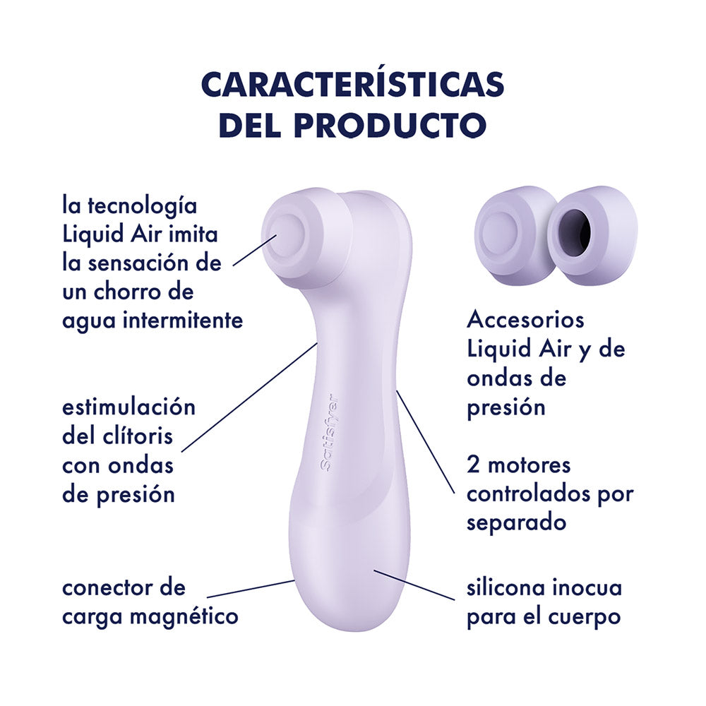 Satisfyer Pro 2 Generación 3 Succionador y Vibrador - Lila