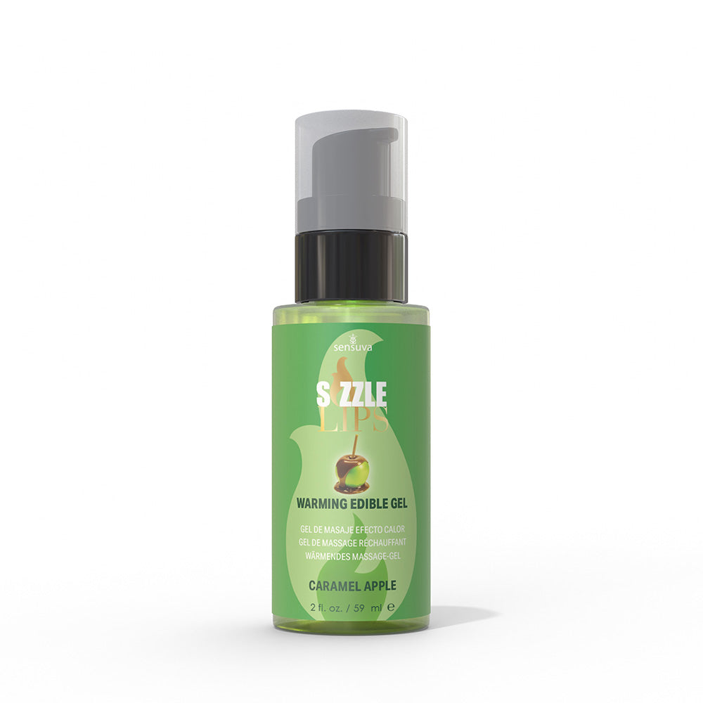 Sizzle Lips Gel Comestible Efecto Calor - Manzana Confitada 59 ml