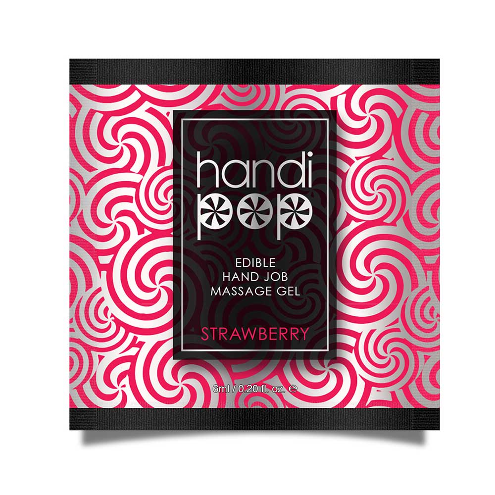 Handipop Gel Comestible de Masturbación - Frutilla Sachet