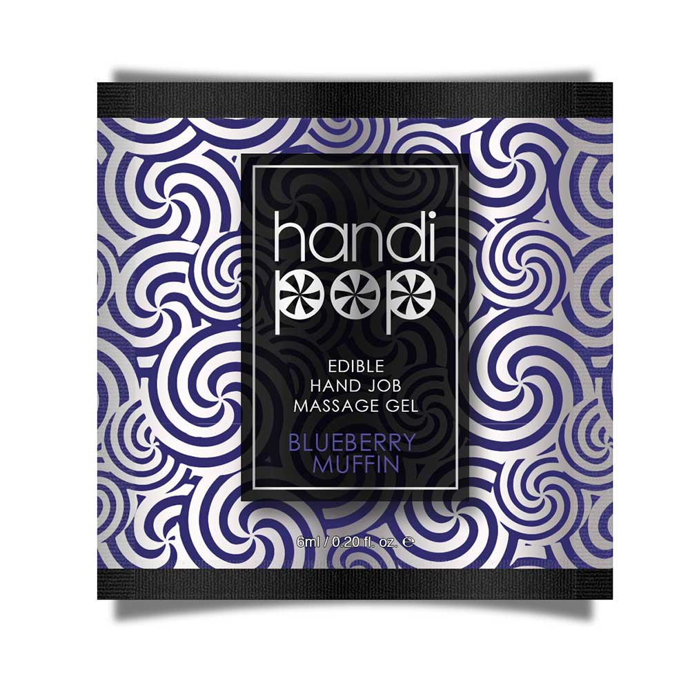 Handipop Gel Comestible de Masturbación - Muffin Arándano Sachet Imagen principal del producto