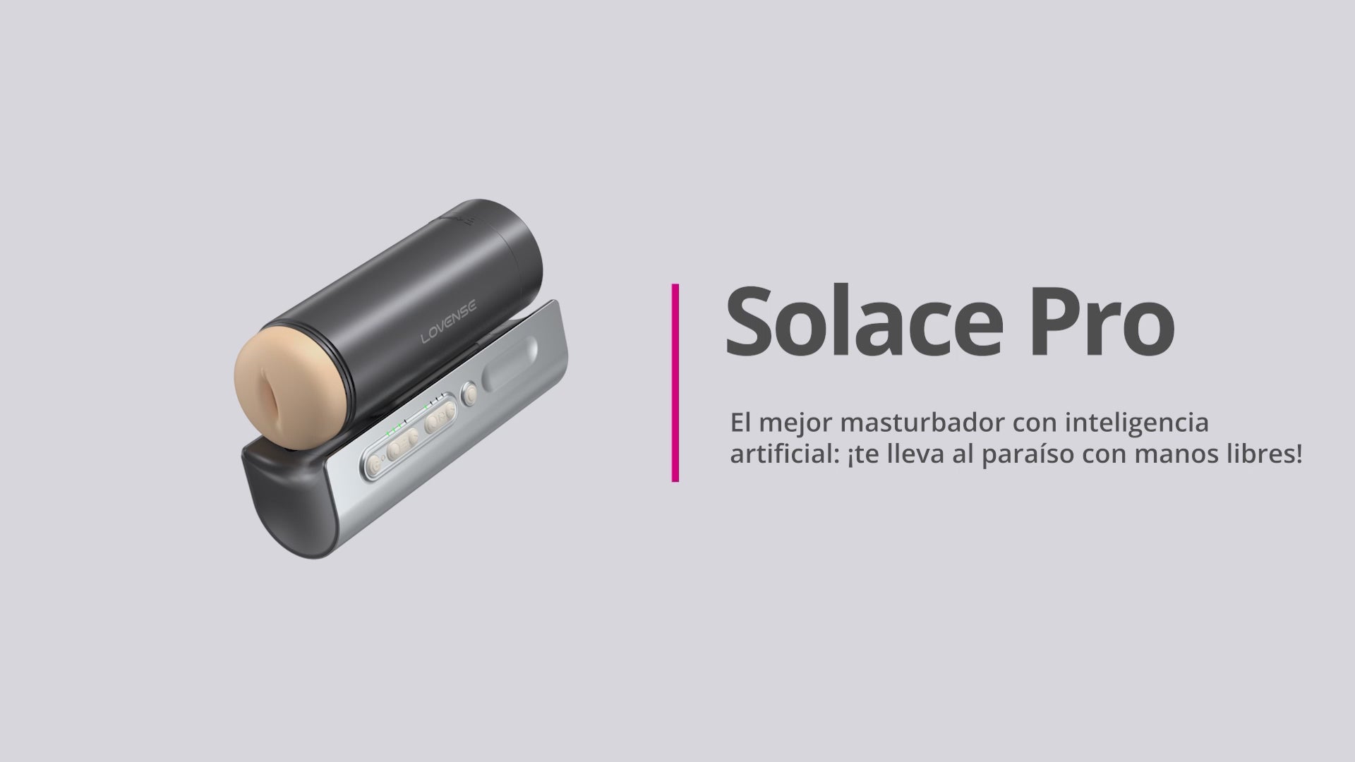 Solace Pro Masturbador Interactivo con Movimiento y APP