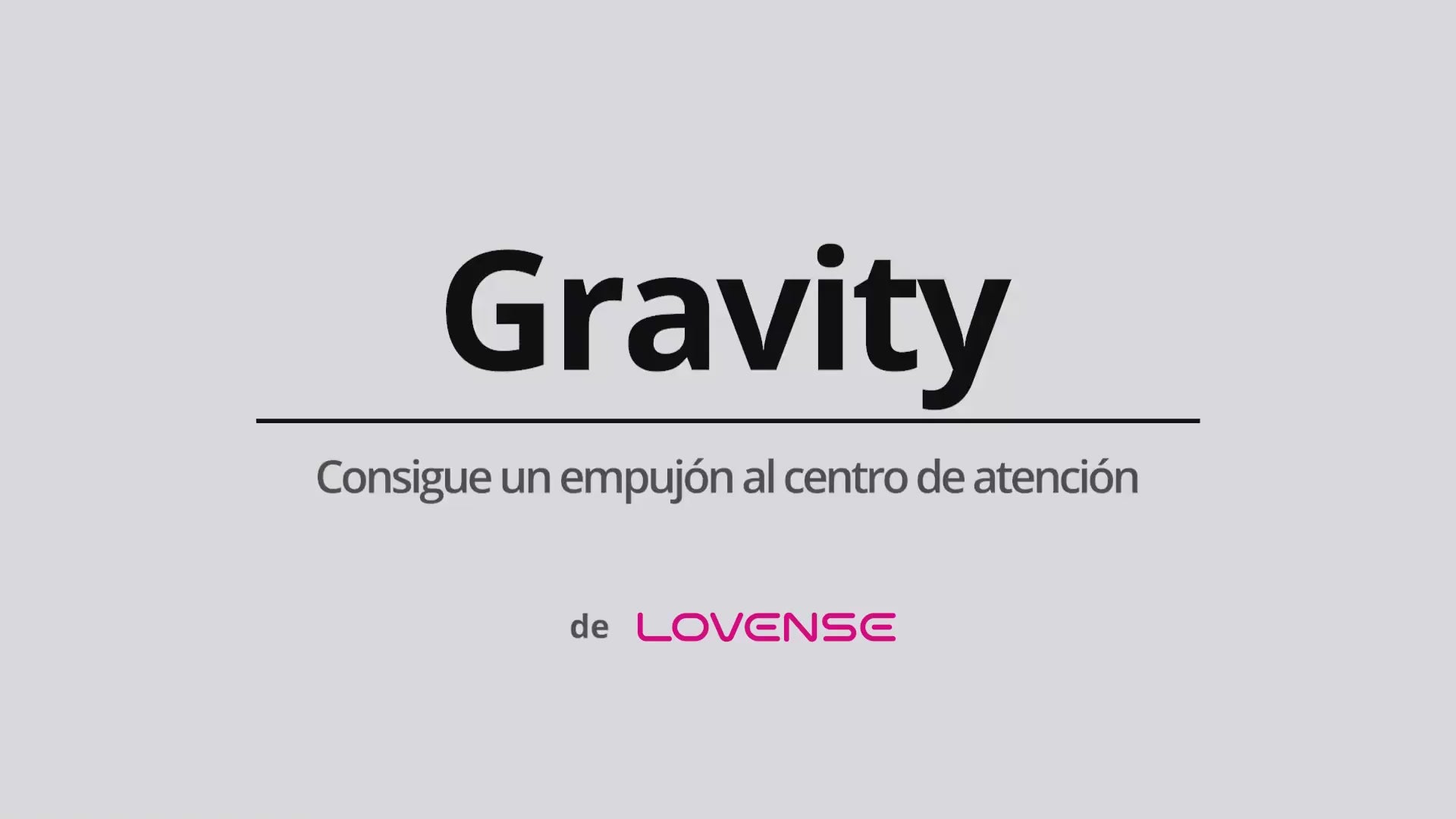 Gravity Vibador con Empuje y APP