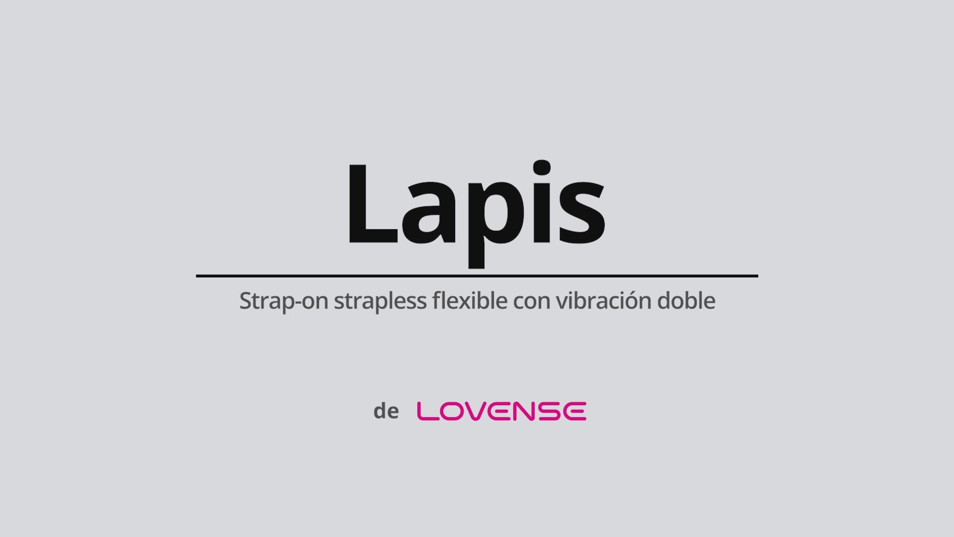 Lapis Vibrador Strapless con APP