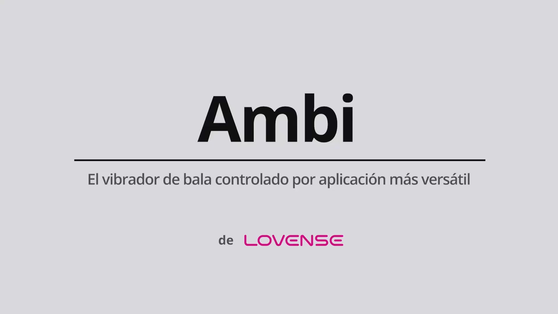 Ambi Mini Vibrador con APP