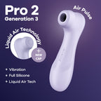 Satisfyer Pro 2 Generación 3 Succionador y Vibrador - Lila